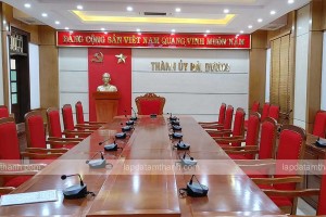 Audio Hải Hưng lắp đặt hệ thống hội thảo TOA TS-690 cho thành ủy Hải Dương